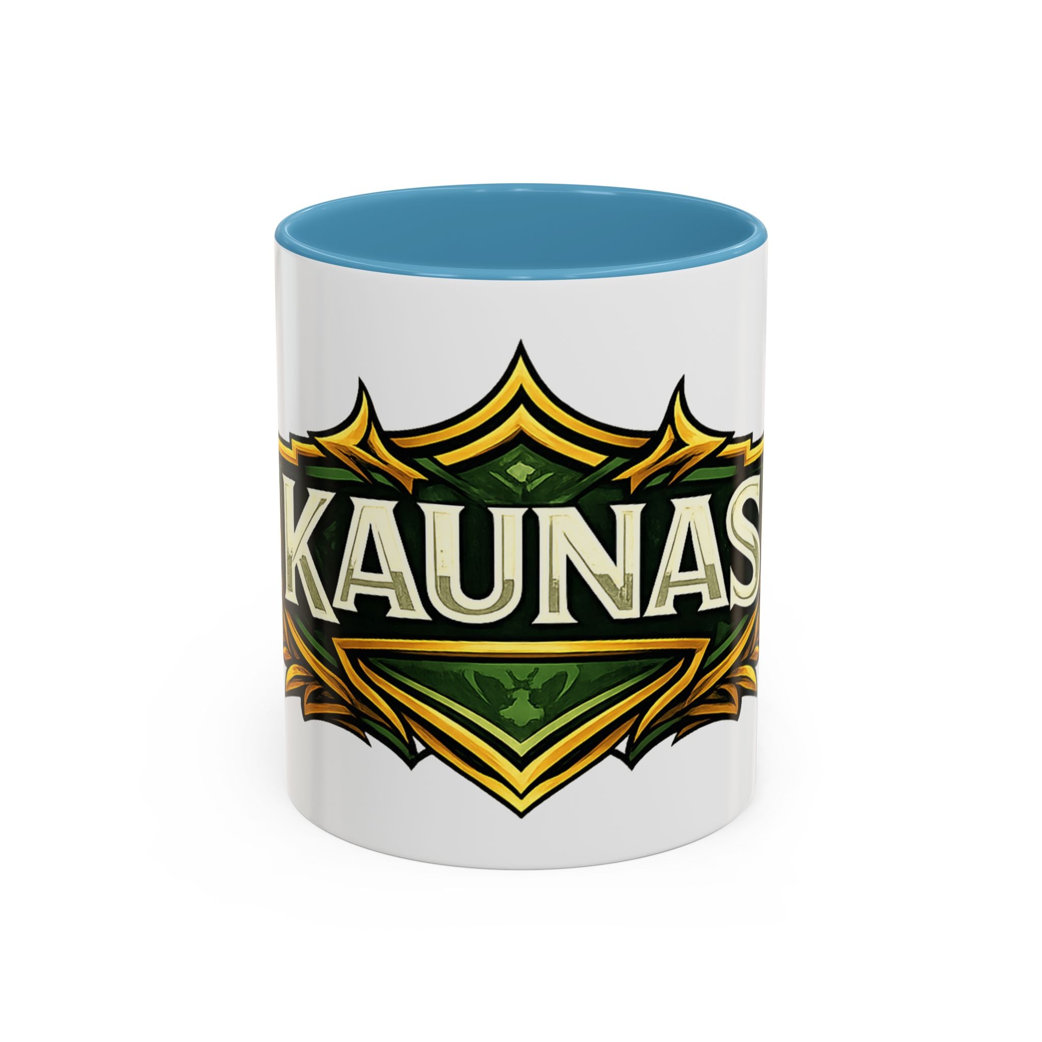 Lietuviškos atributikos puodelis „Kaunas“ (330 ml)