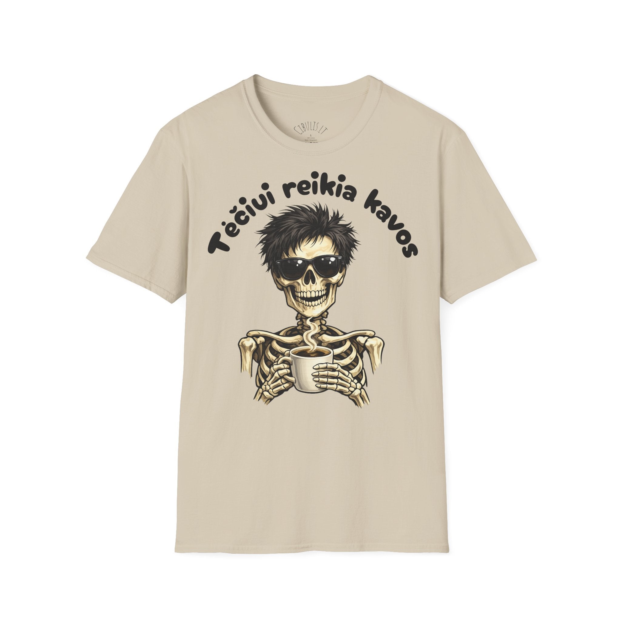 Juokingi marškinėliai „Tėčiui reikia kavos“