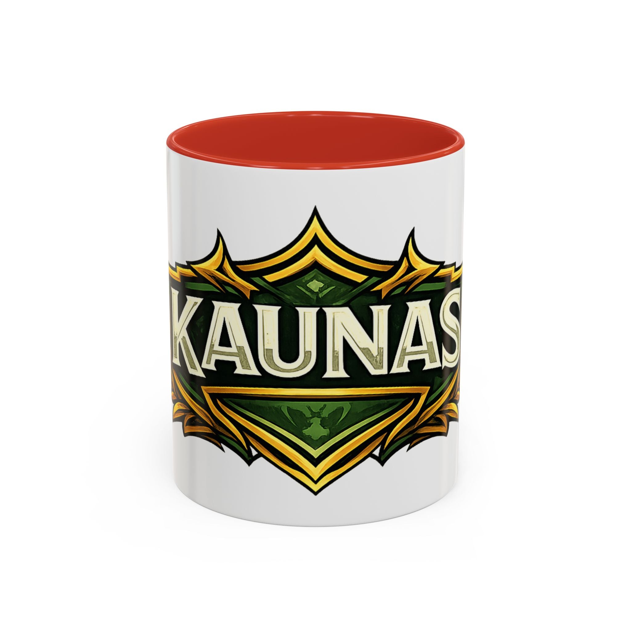 Lietuviškos atributikos puodelis „Kaunas“ (330 ml)