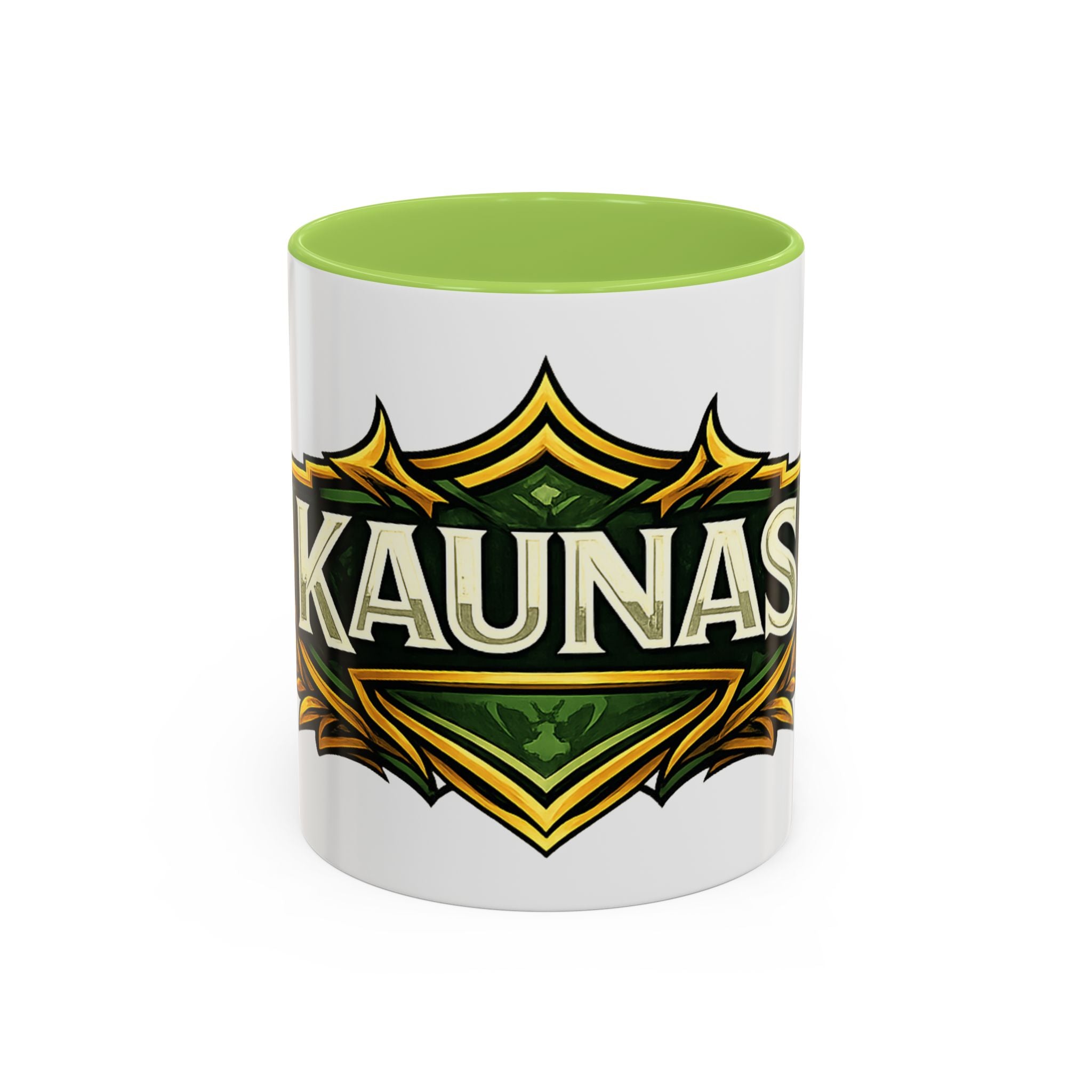 Lietuviškos atributikos puodelis „Kaunas“ (330 ml)